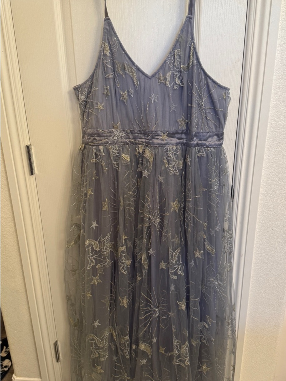 Stardust by The Oblong Box Shop Dress with Star & Unicorn Motif